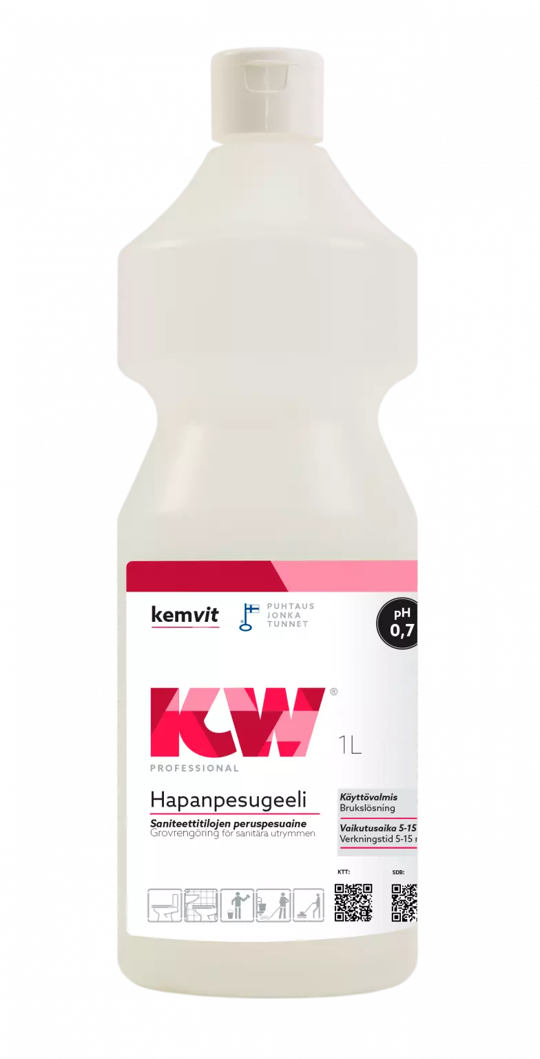 Kemvit 185191, KW Acidic Cleaning Gel 1L, image 1, gallery thumbnail