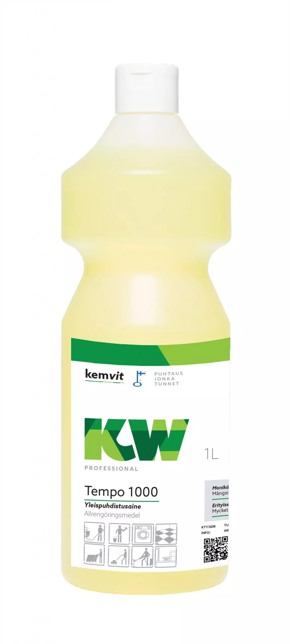 Kemvit 184471, KW TEMPO 1L 1000 All-Purpose Cleaner, image 1, gallery thumbnail