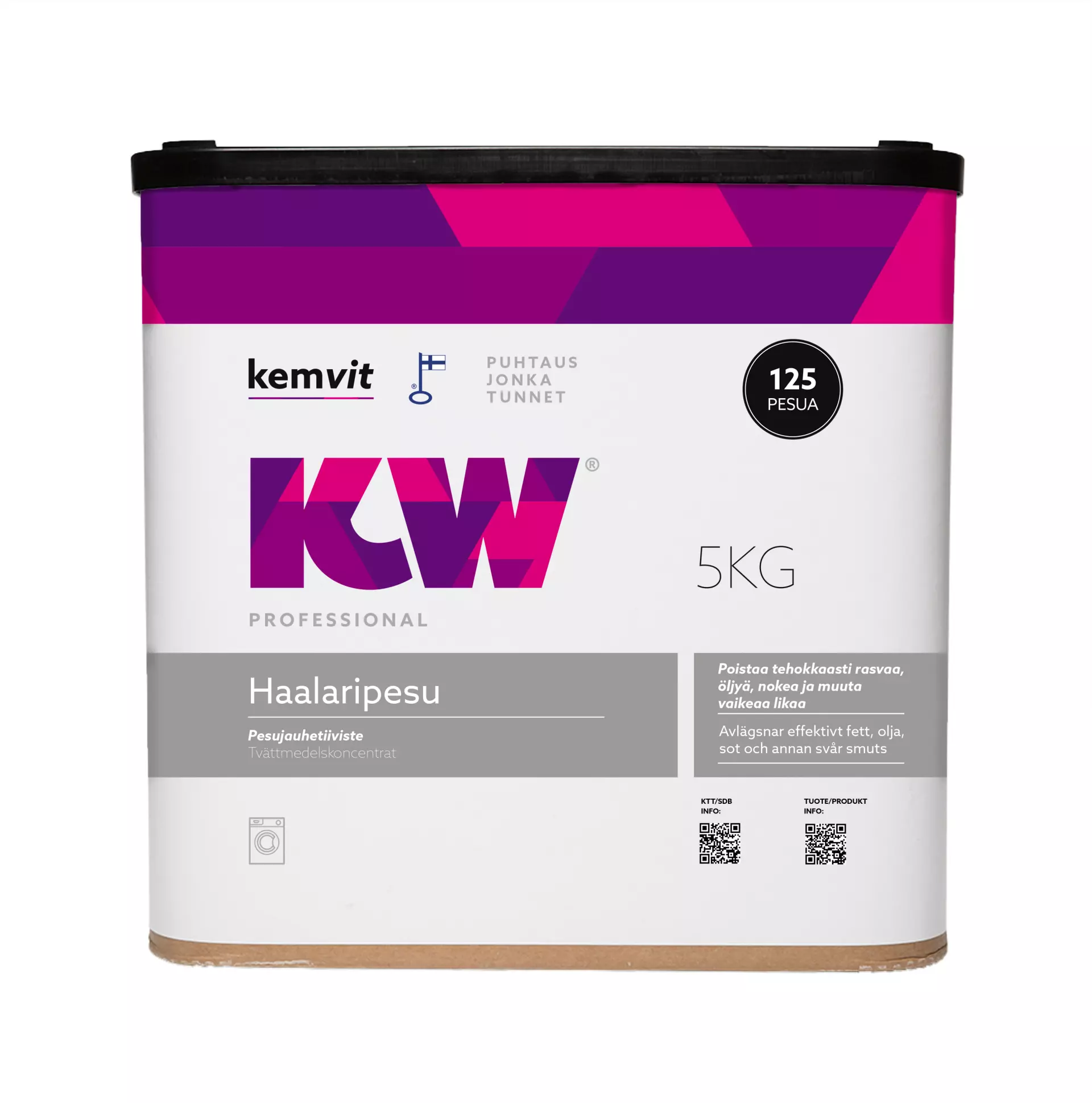 Kemvit 184045, KW Coverall Detergent 5kg, image 1