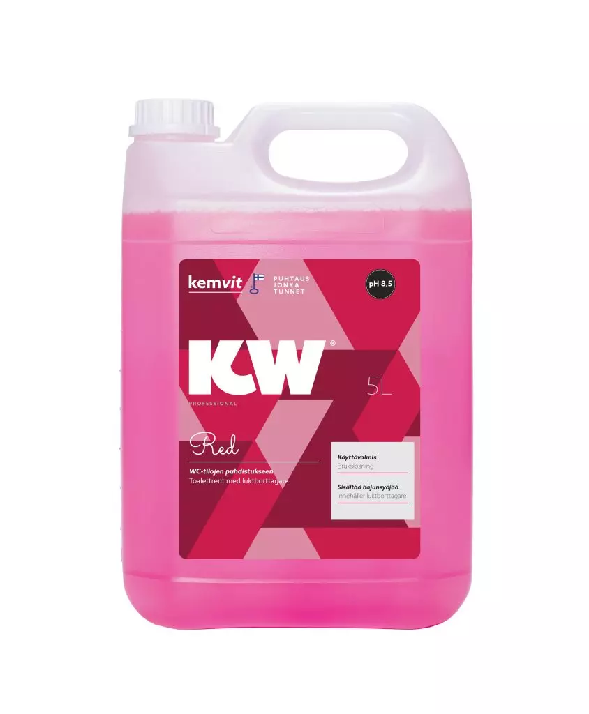Kemvit 184975, KW RED 5L Toilet Cleaner with Odor Neutralizer, image 1, gallery thumbnail