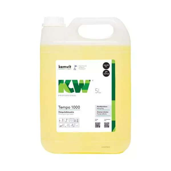 Kemvit 184475, KW TEMPO 5L 1000 All-Purpose Cleaner, image 1, gallery thumbnail