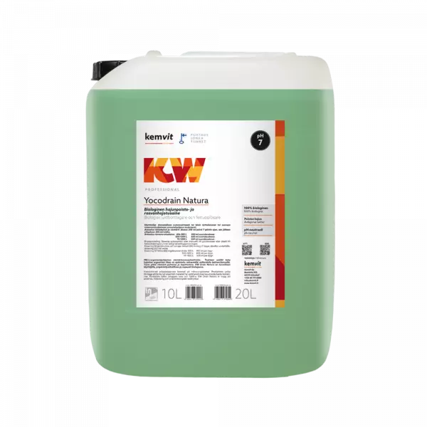 Kemvit 1855320, KW YOCODRAIN NATURA 20 L Odor Eliminator and Grease Degrading Agent, image 1, gallery thumbnail