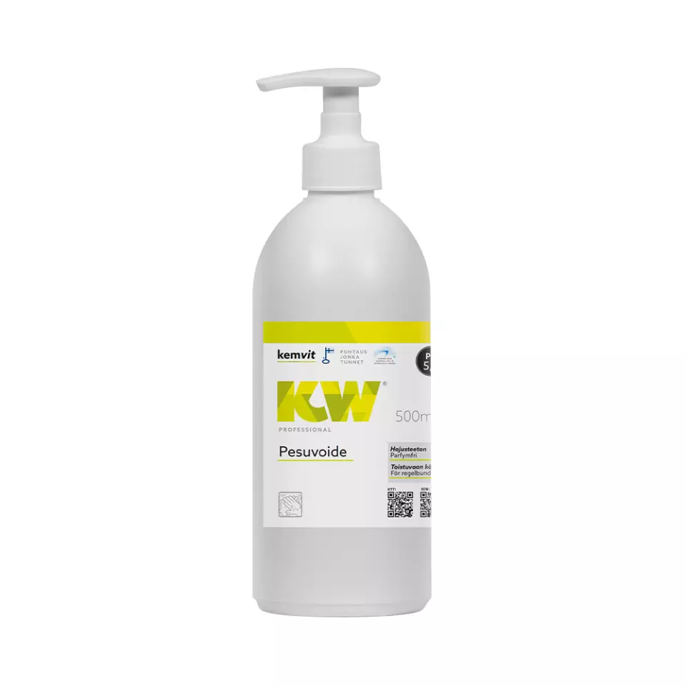 Kemvit 1852605, KW Tvättlotion 500 ml pumpflaska, image 1, gallery thumbnail