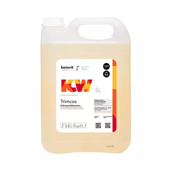 Kemvit 183815, KW TRIMCOS Erikoispuhdistusaine 5L, image 1, gallery thumbnail