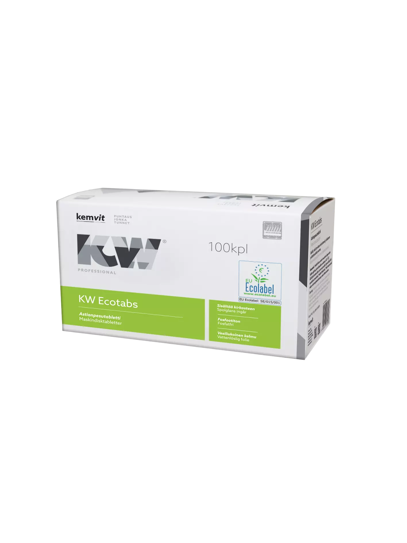 Kemvit 180106, KW ECOTABS Dishwasher Tablet, image 1