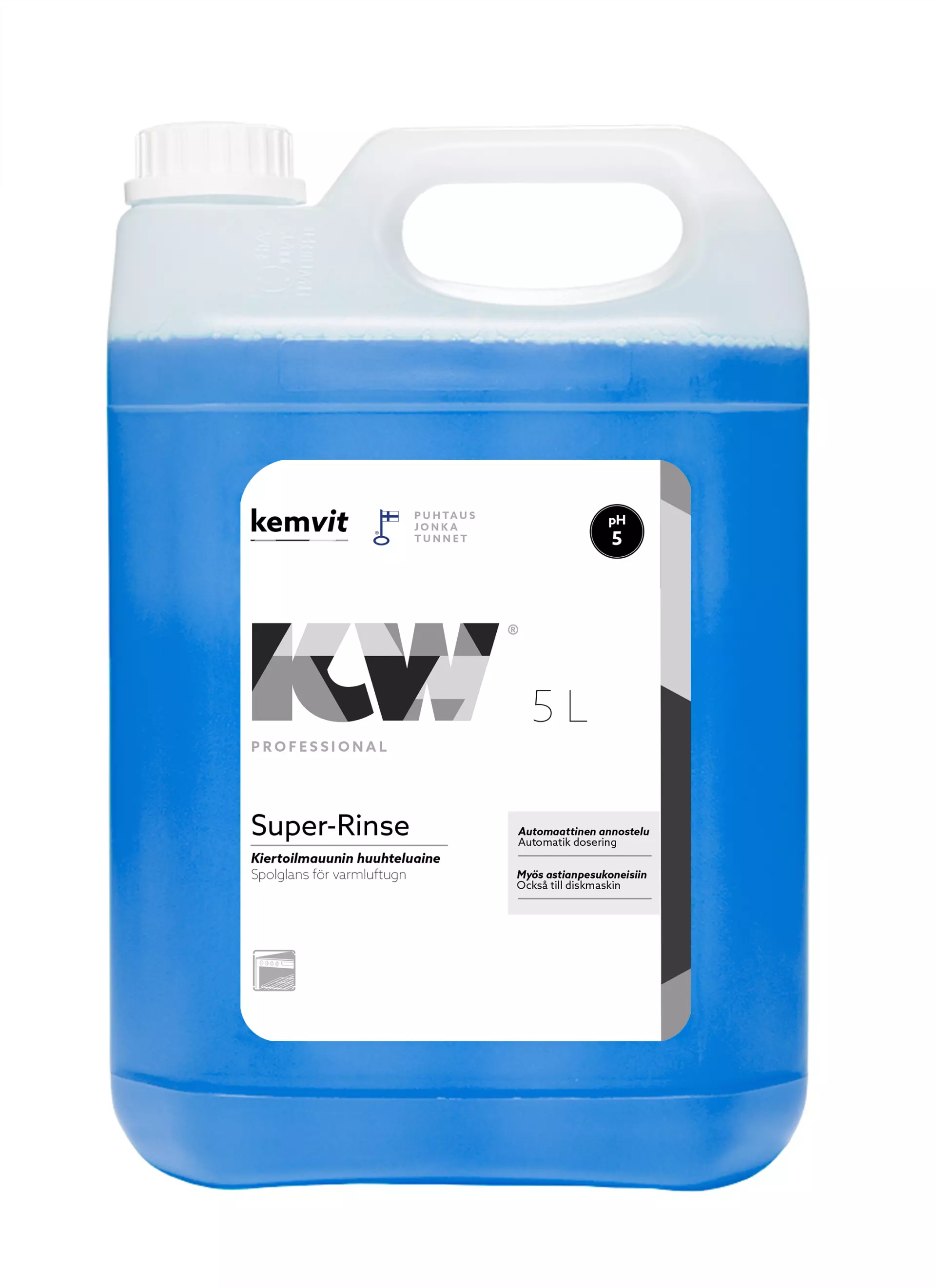 Kemvit 185225, KW SUPER-RINSE 5 L Oven Rinse Agent, image 1