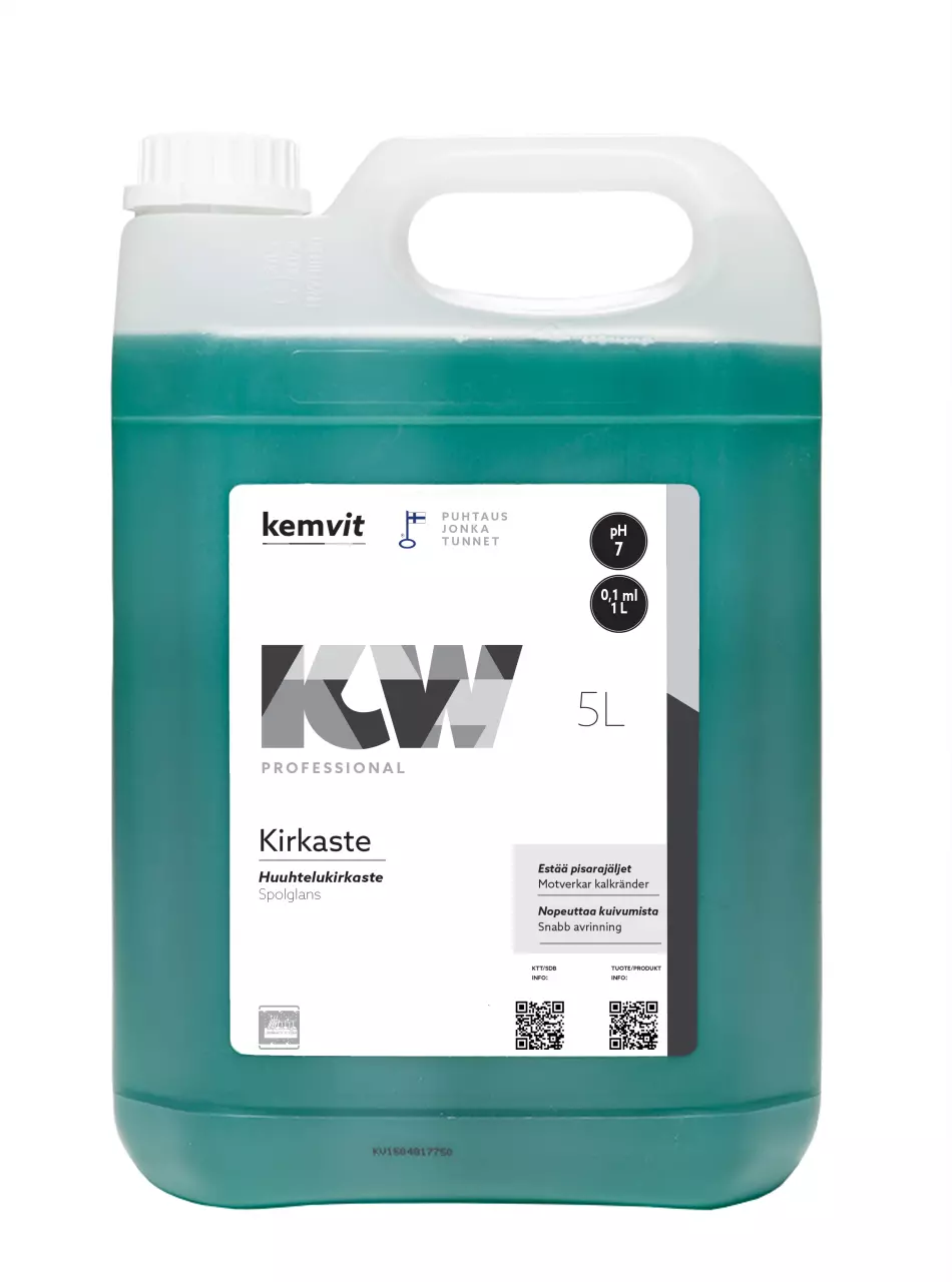 Kemvit 185385, KW Rinse Aid 5L, image 1, gallery thumbnail