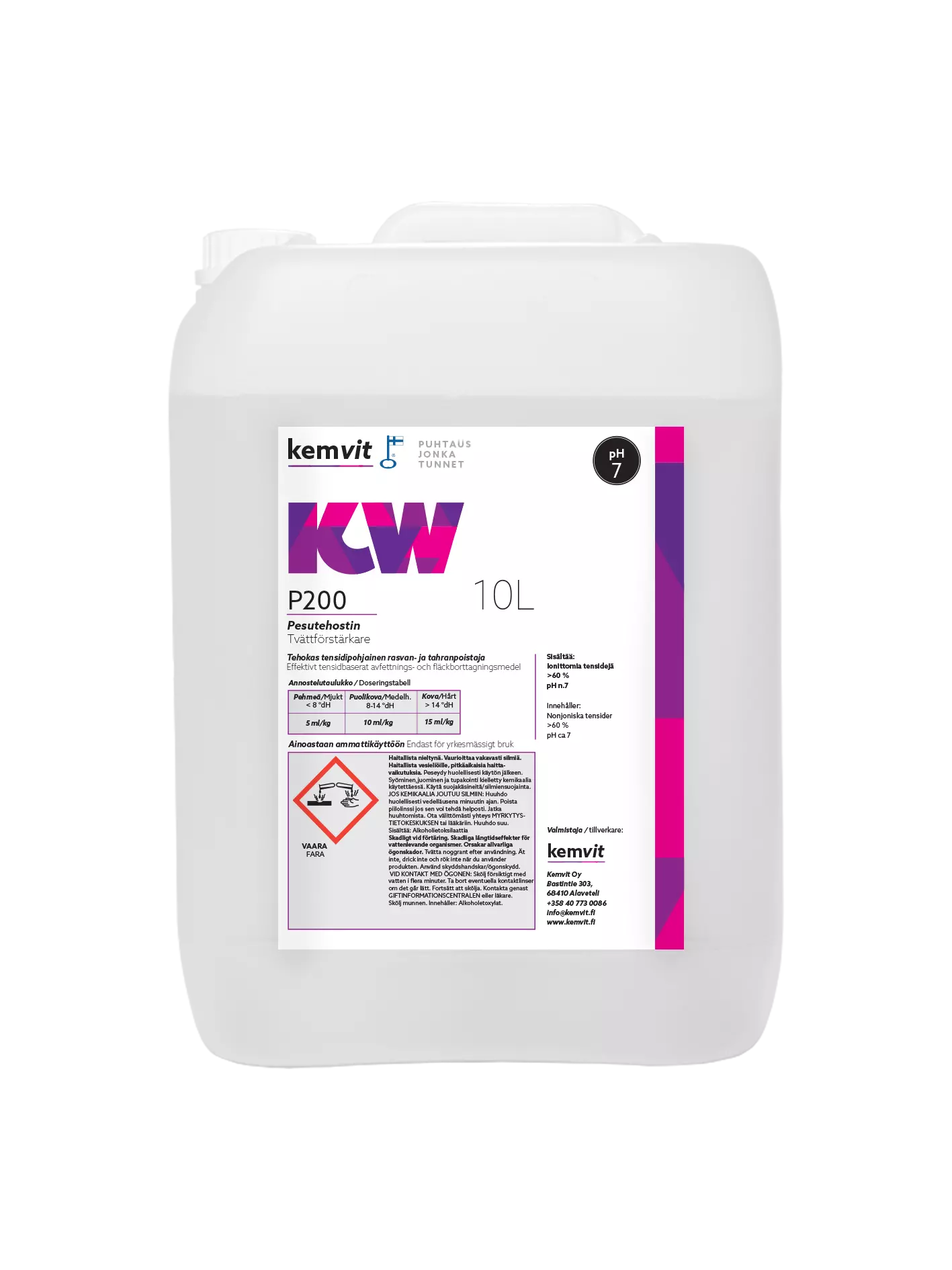 Kemvit 1839310, KW P200 10L Degreaser, image 1