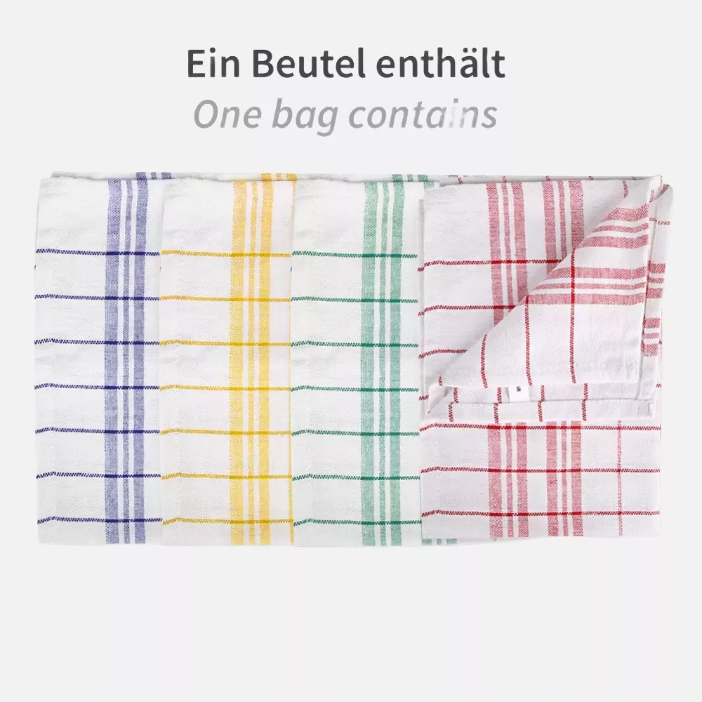 HygoClean 300004, Karo Geschirrtücher, Baumwolle, image 7