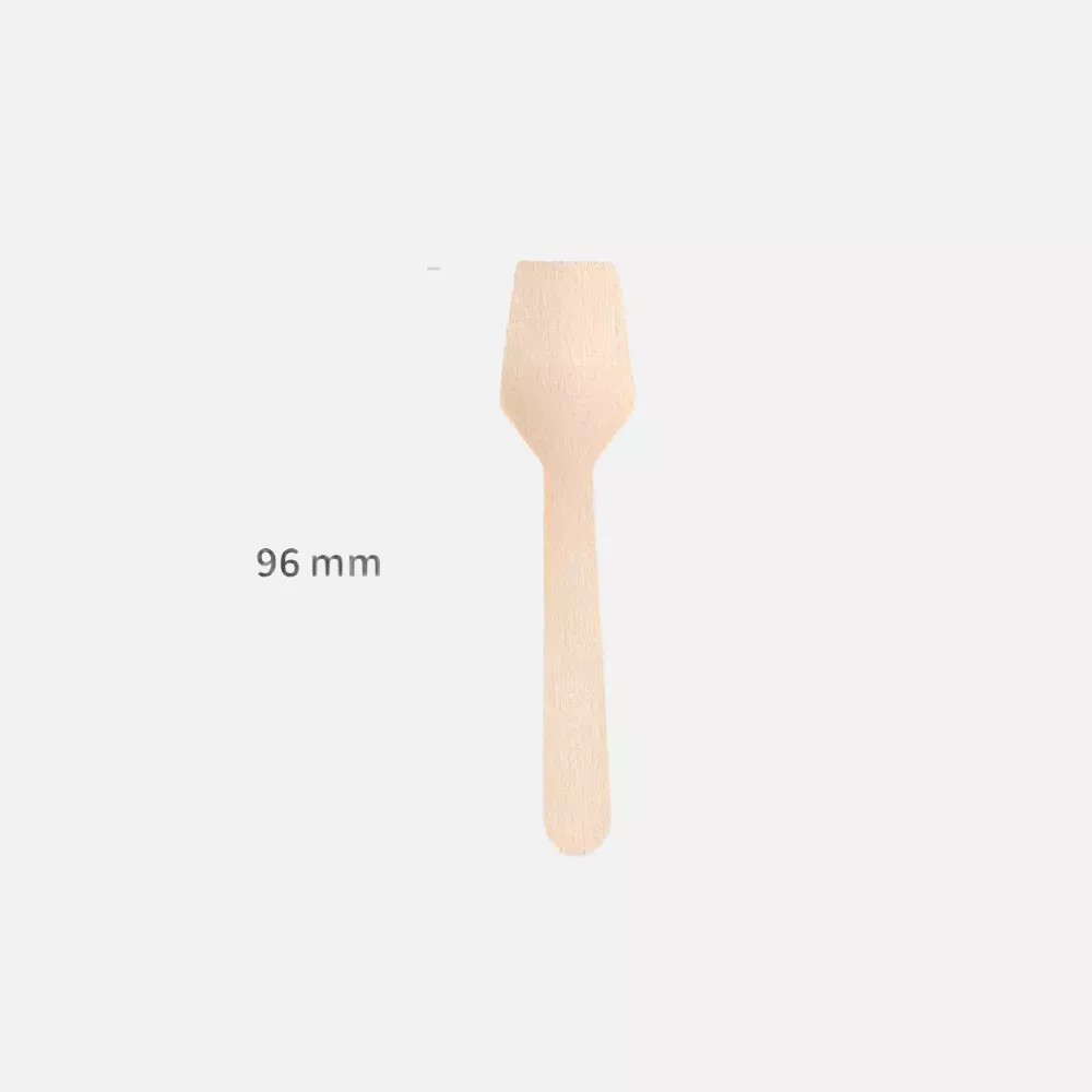 NATUREStar 388526, Organic Wood Ice Cream Spoons, 95 mm, FSC® 100%, Wax Coated, image 3