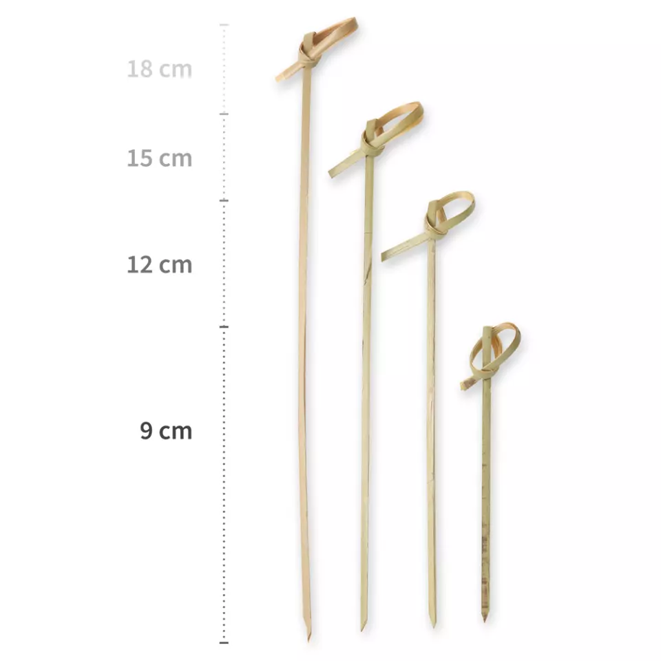 NATUREStar 38968, Organic Loop Bamboo Fingerfood Skewers, 150 mm, Natural, image 6, gallery thumbnail