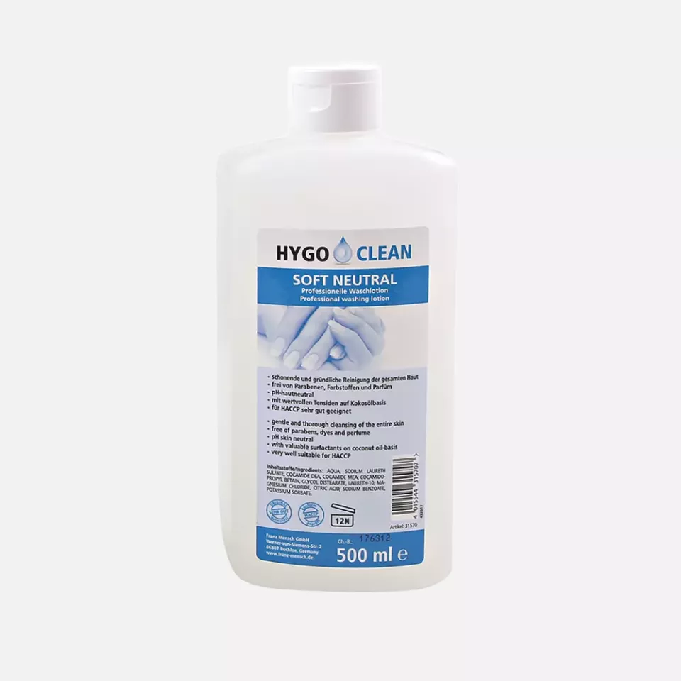 HygoClean 31570, Soft Neutral Liquid Soap, 0.5 l, image 1, gallery thumbnail