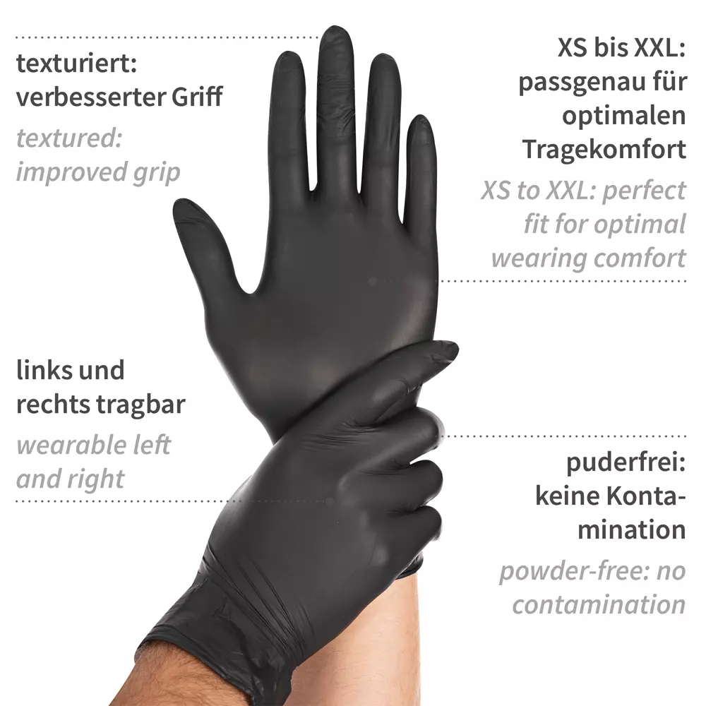 HygoStar 27008, Safe Light Nitrile Gloves, Powder-Free, image 2