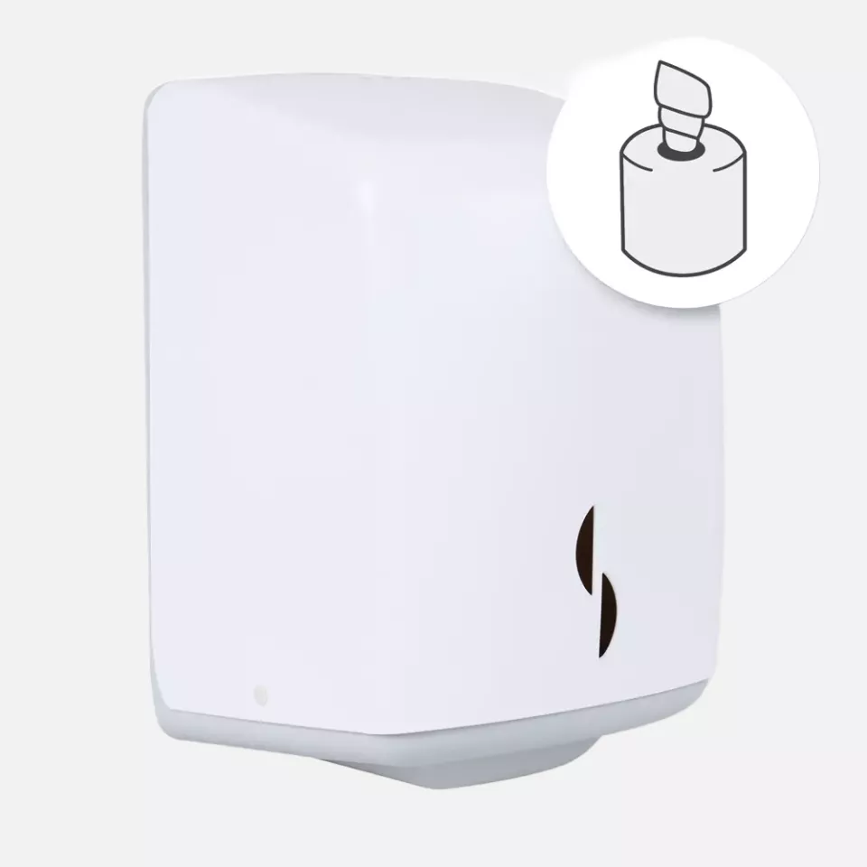 Franz Mensch 888301, Simply Eco Centerfeed Plastic Towel Roll Dispenser, image 2, gallery thumbnail