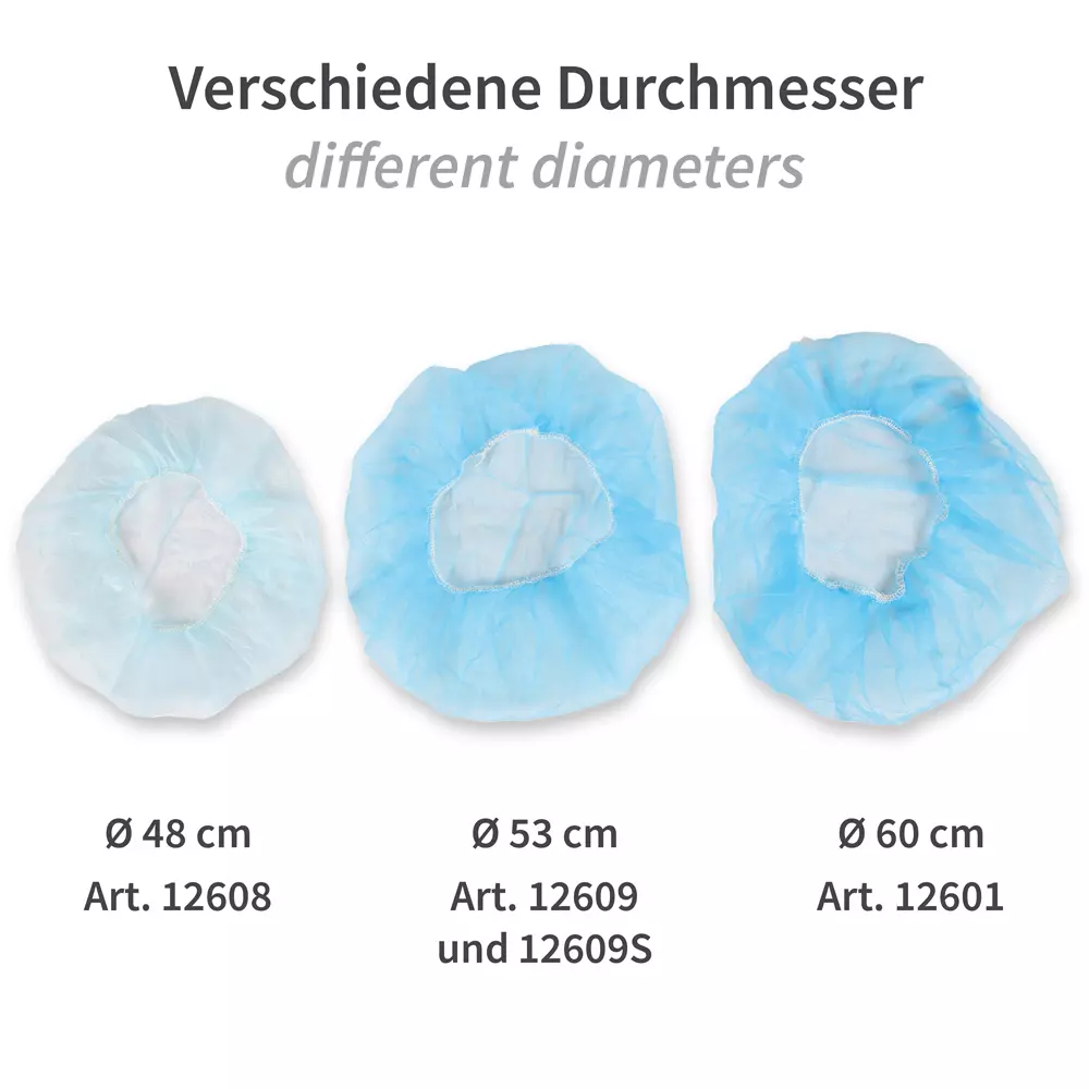 HygoNorm 12609, PP Bouffant Caps, Light, image 6