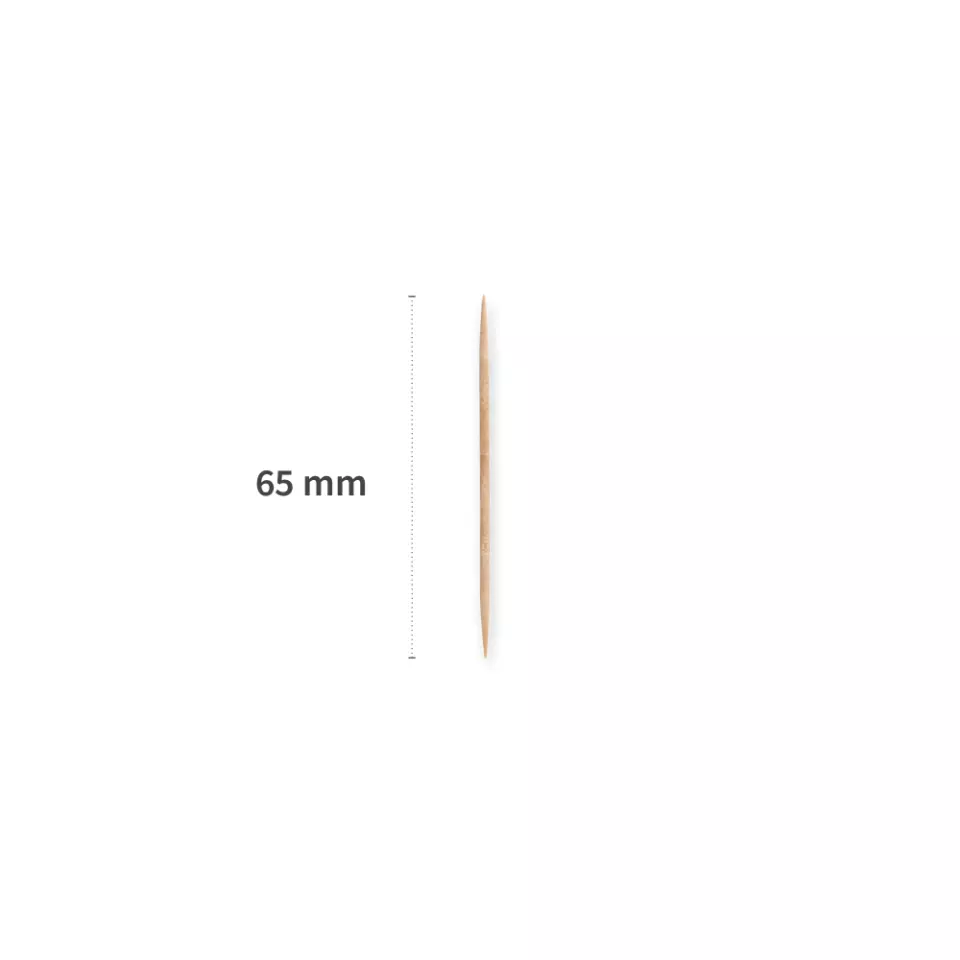 NATUREStar 38813, Organic Wood Toothpicks, 65 mm, Loose in Plastic Dispenser, image 1, gallery thumbnail