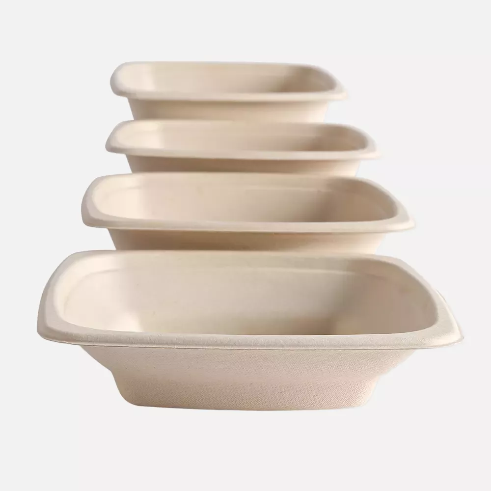 NATUREStar 411745, Organic Bagasse Trays, 180 x 40 mm, 470 ml, image 2