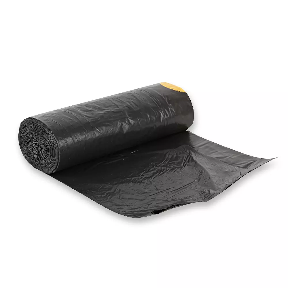 HygoClean 32455, Eco LDPE Garbage Bags with Drawstring, 30 l, Grey, Roll, image 2