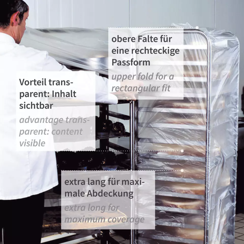 HygoStar 5220, HDPE Covers, 1800 x 950 mm, Transparent, image 3, gallery thumbnail