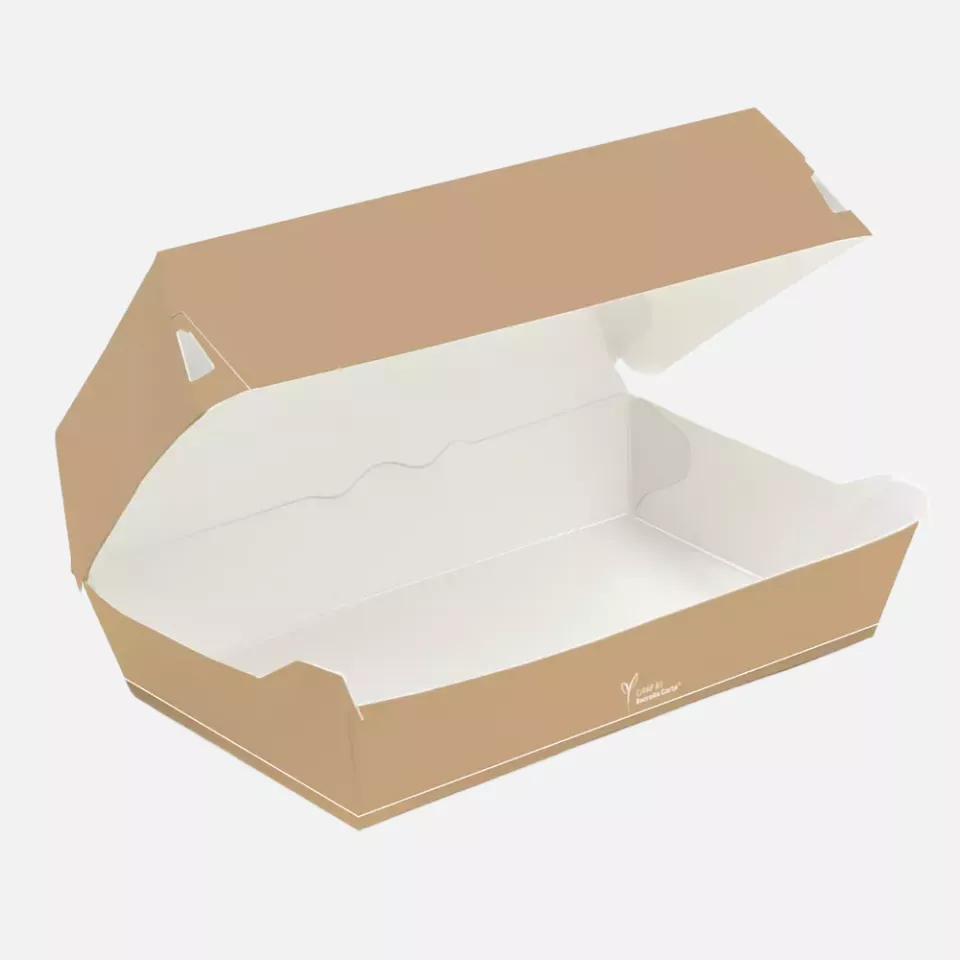 NATUREStar 41525, Carta Organic Paperboard/PE Sandwich Boxes, 220 x 135 x 80 mm, image 1, gallery thumbnail