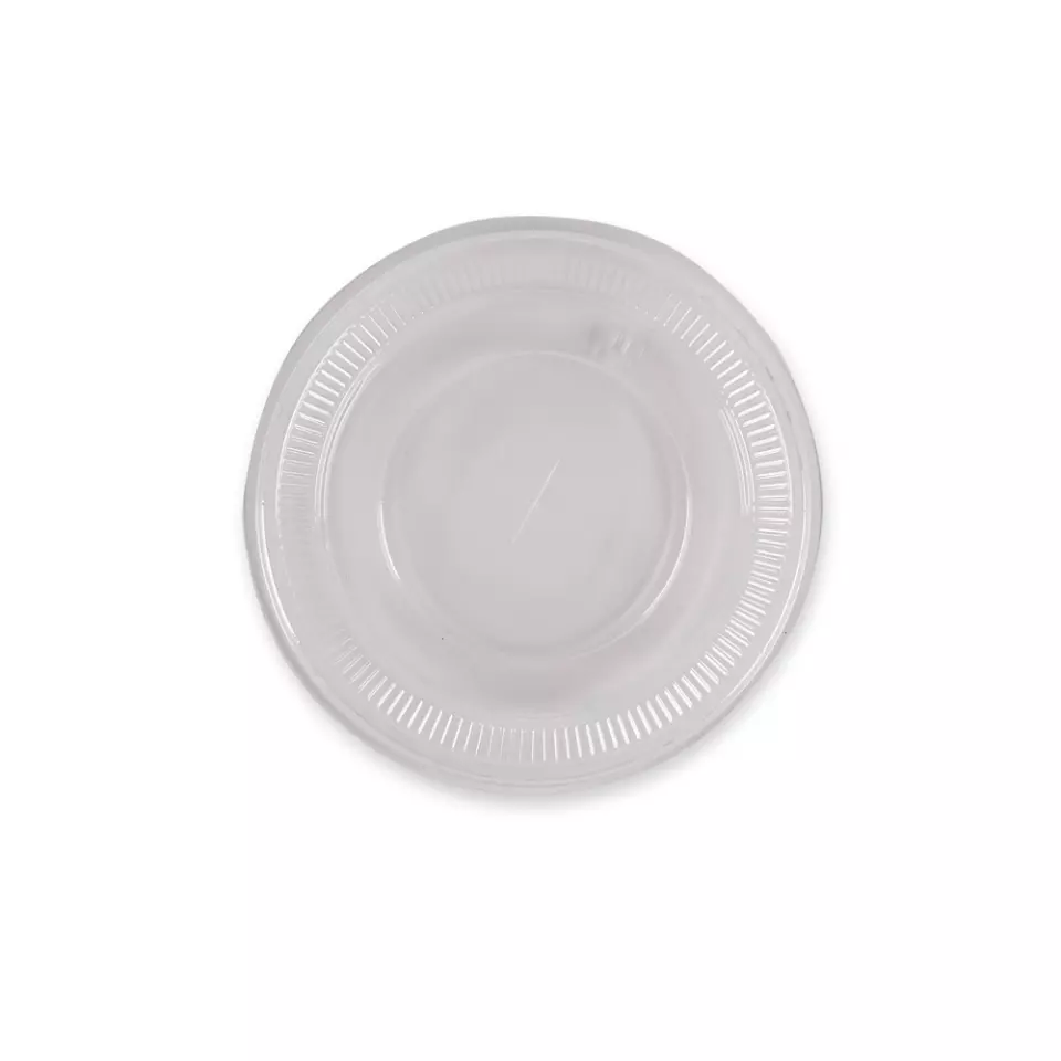 Franz Mensch 423868, PLA Flat Lids, ø 95 mm, with Straw Slot, for Cold Beverage Cups, image 1, gallery thumbnail