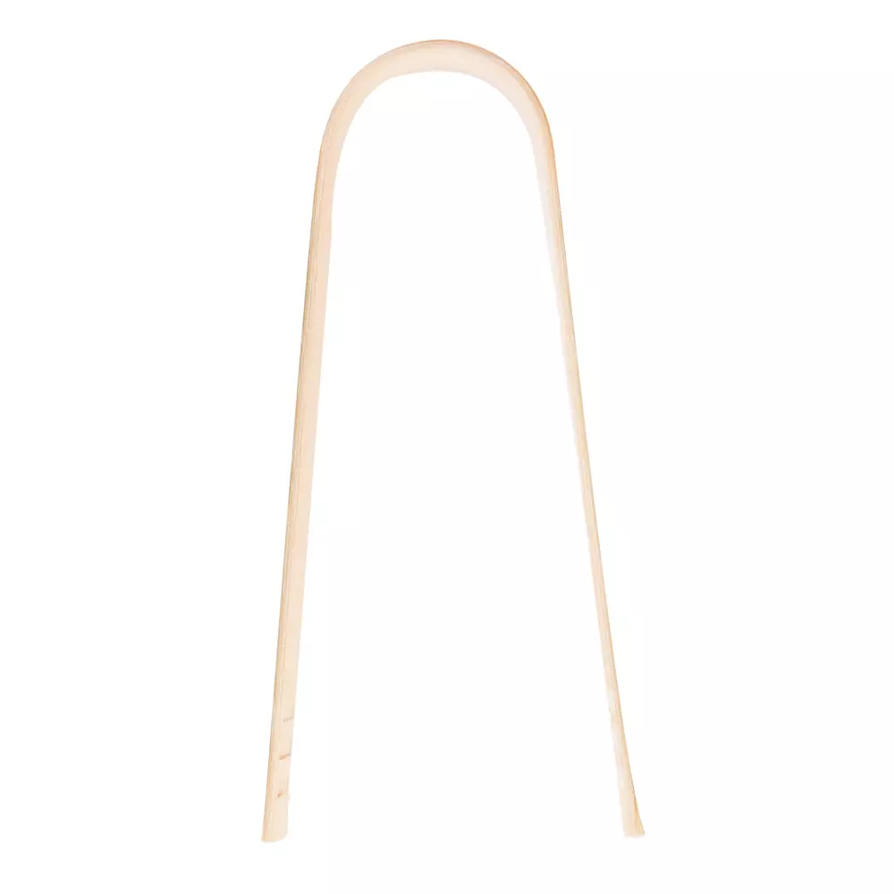 NATUREStar 38975, Organic Bamboo Fingerfood Tongs, 100 mm, Natural, image 1