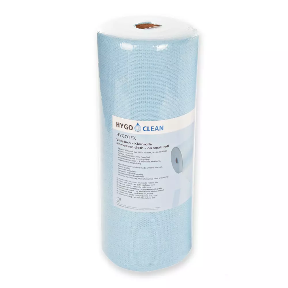 HygoClean 317008, Hygotex Viscose Cleaning Cloths, Small Roll, Blue, image 5