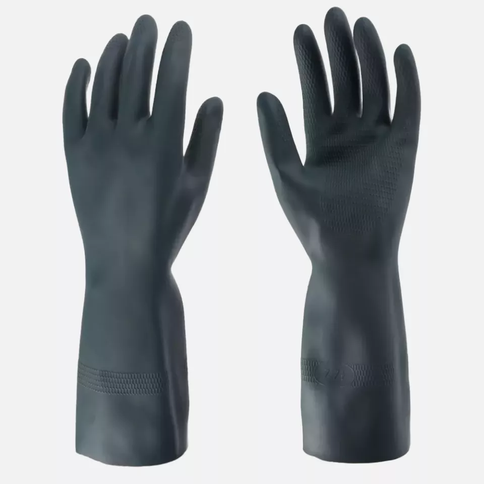 Franz Mensch 25003, Antiacido Chemical Protection Latex/Neoprene Gloves, image 1, gallery thumbnail