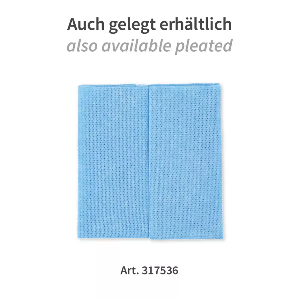 HygoClean 317526, Viscose/Polyester Polishing Cloths, Roll, Blue, image 4, gallery thumbnail