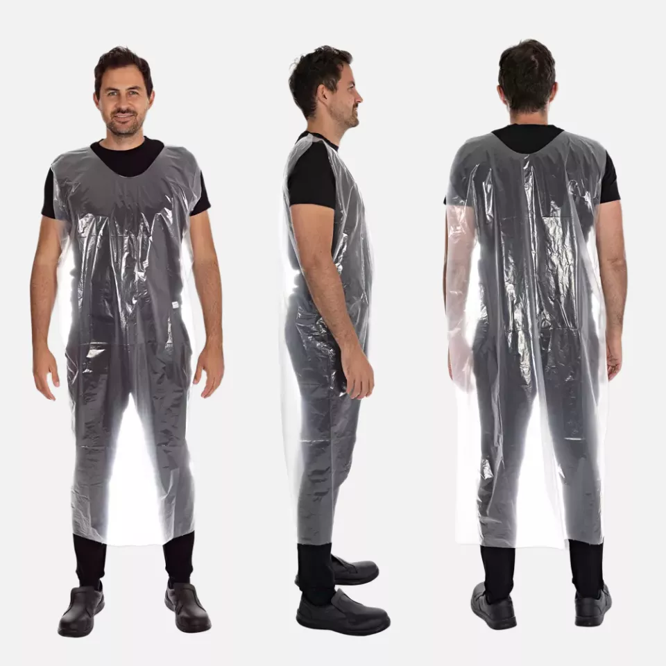 HygoStar 23616, LDPE Full Body Aprons, 30 my, image 1, gallery thumbnail