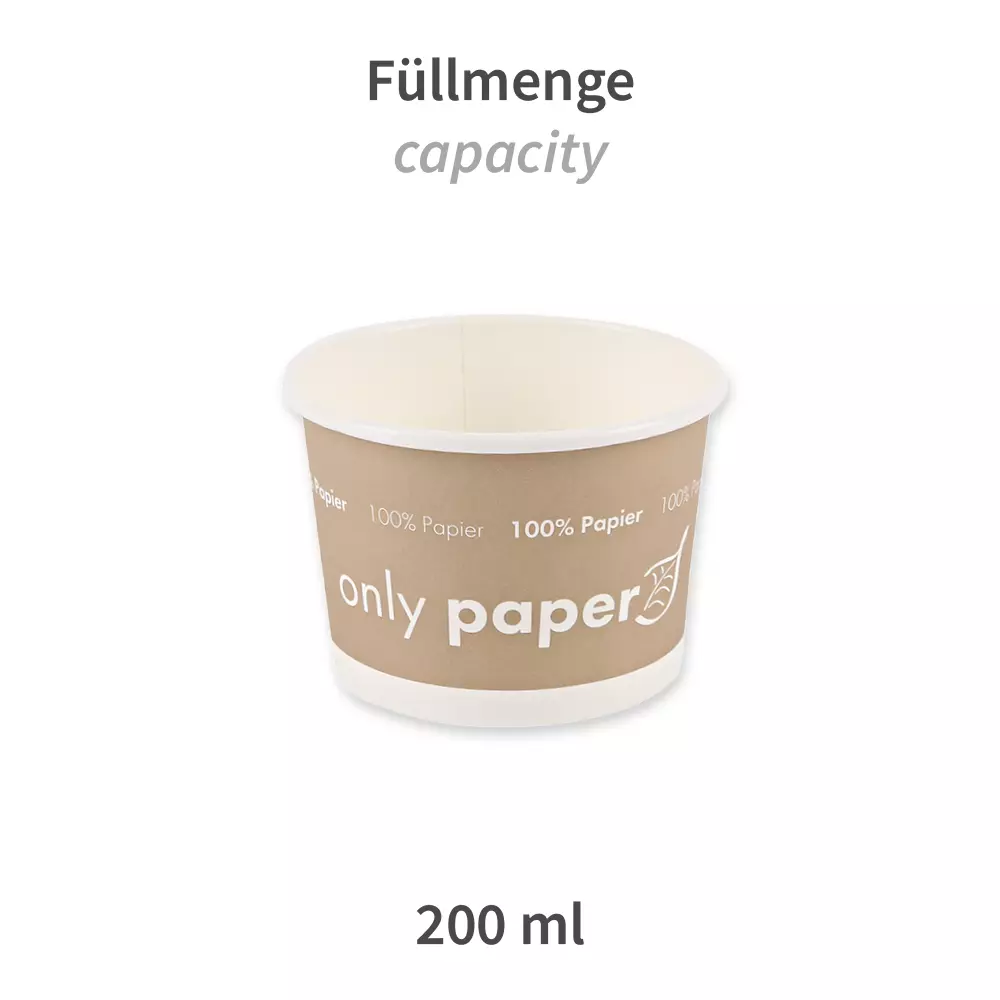 NATUREStar 418235, Bio-Hartpapier-Suppenbecher, 200 ml, ø 90 mm, image 2
