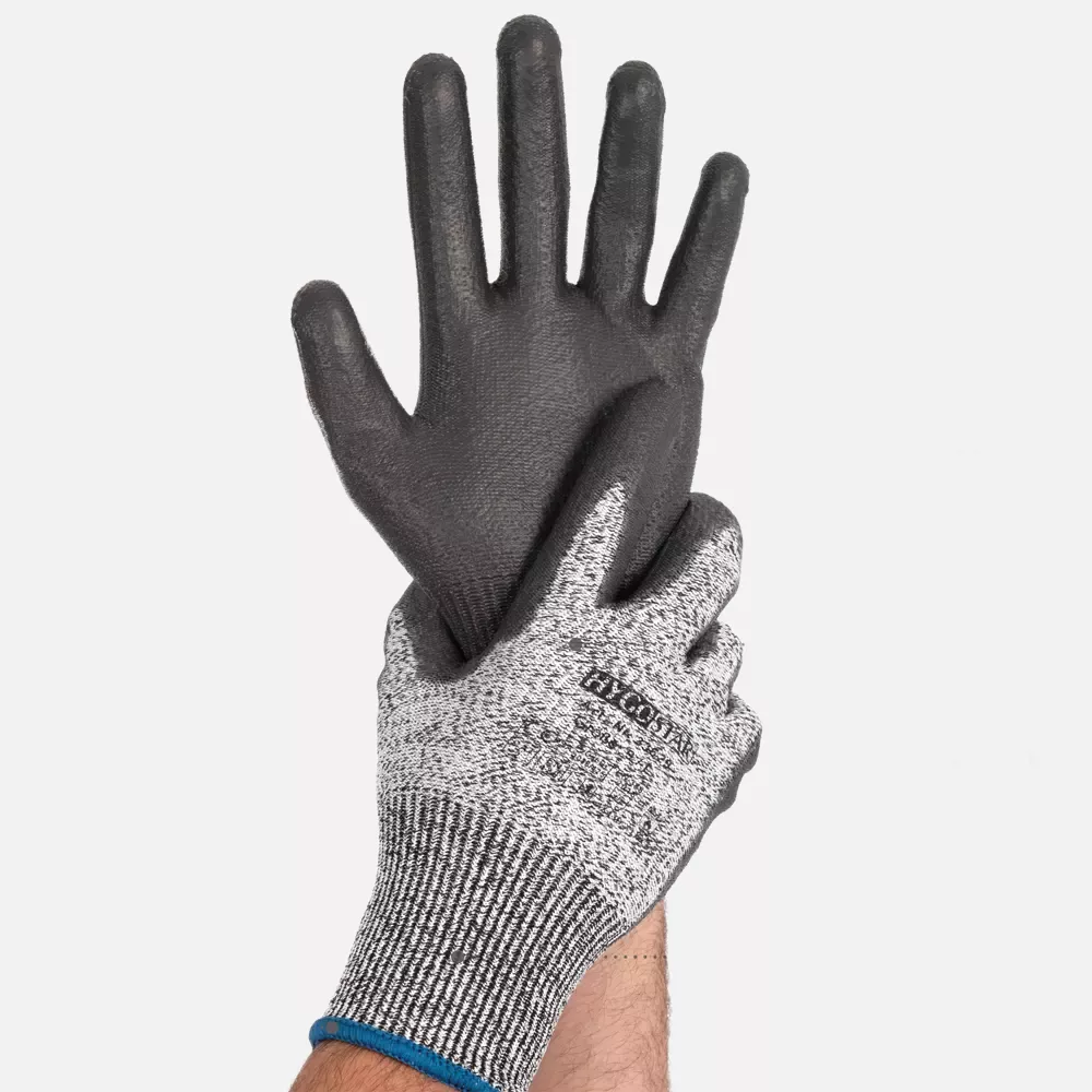 HygoStar 33609, Safe Cut Protection Gloves, PU Coating, image 3