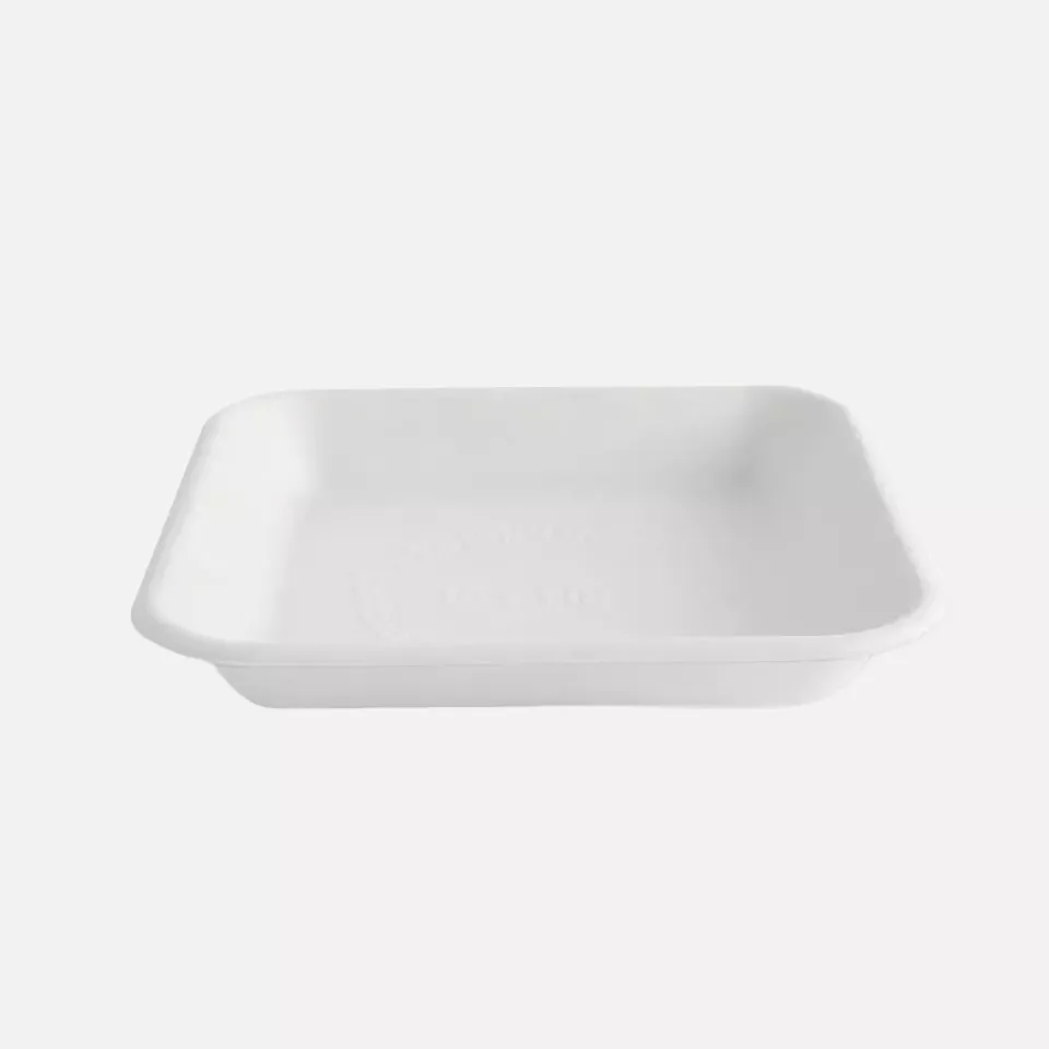 NATUREStar 41162, Organic Bagasse Foodtrays, 153 x 24 mm, Rectangular, image 2, gallery thumbnail