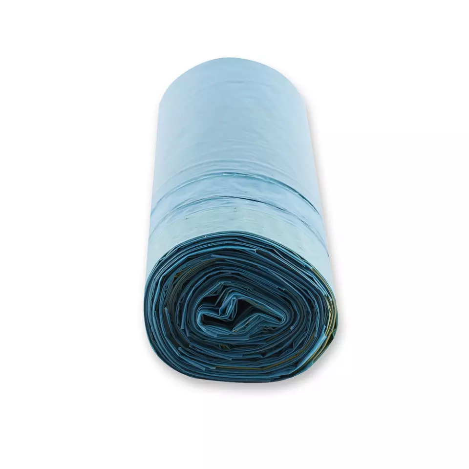 HygoClean 32450, Eco Drawstring LDPE Garbage Bags, 30 l, Dark Blue, Roll, image 3, gallery thumbnail