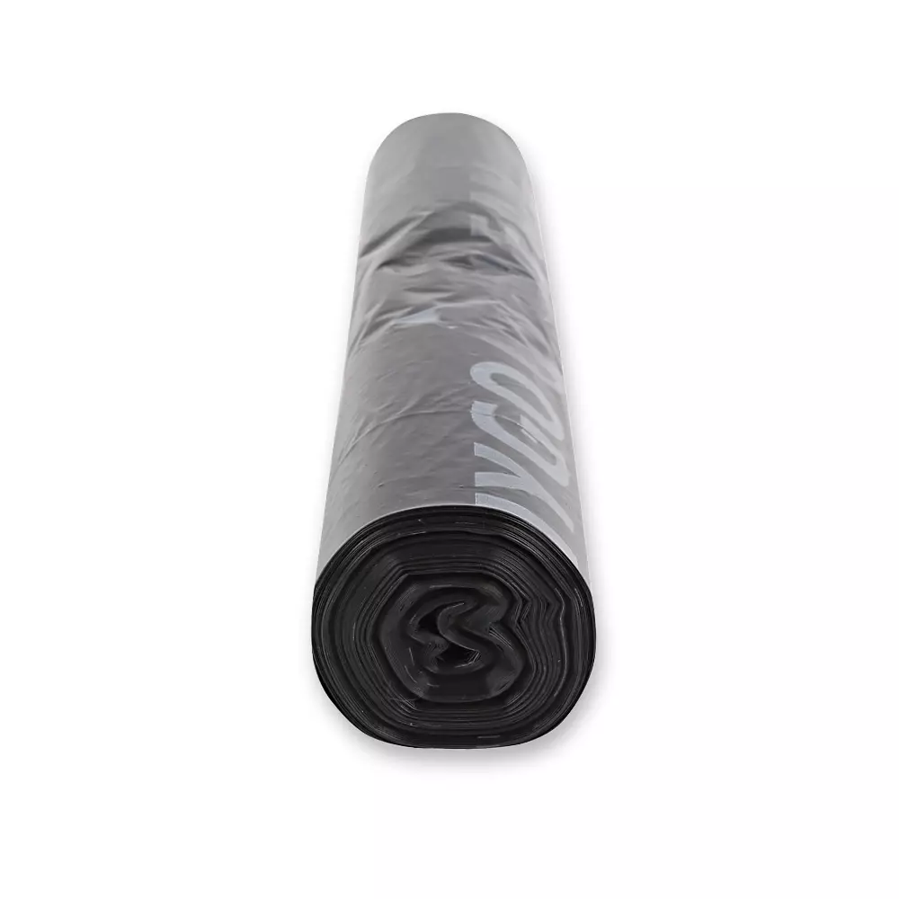 HygoClean 32653, Light LDPE Waste Bags, 70 l, Black, Roll, image 4