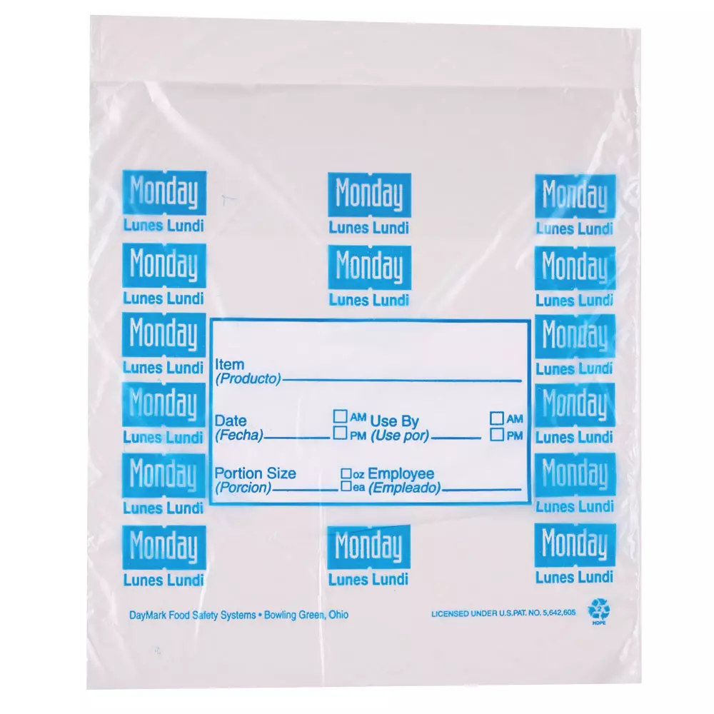 HygoStar 32251, Monday HDPE Portion Bags, 165 x 178 mm