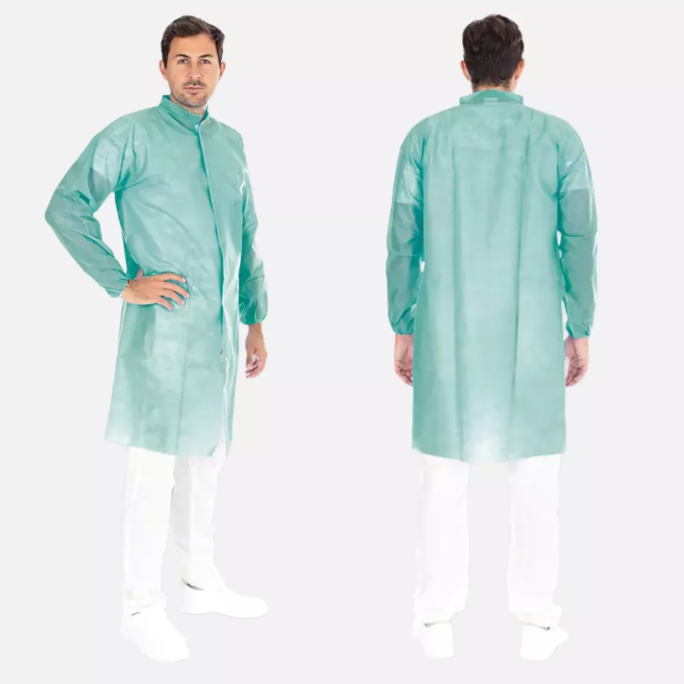 HygoStar 274107, PP Visitor Gowns with Velcro, image 2, gallery thumbnail