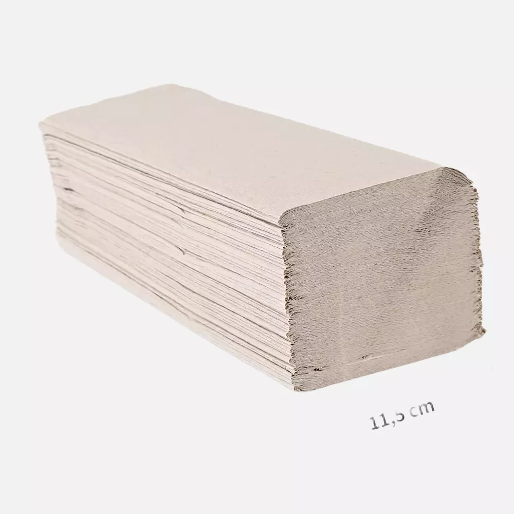 HygoClean 30401, 1-ply Recycled Paper Hand Towels, V/ZZ-fold, Natural, image 2