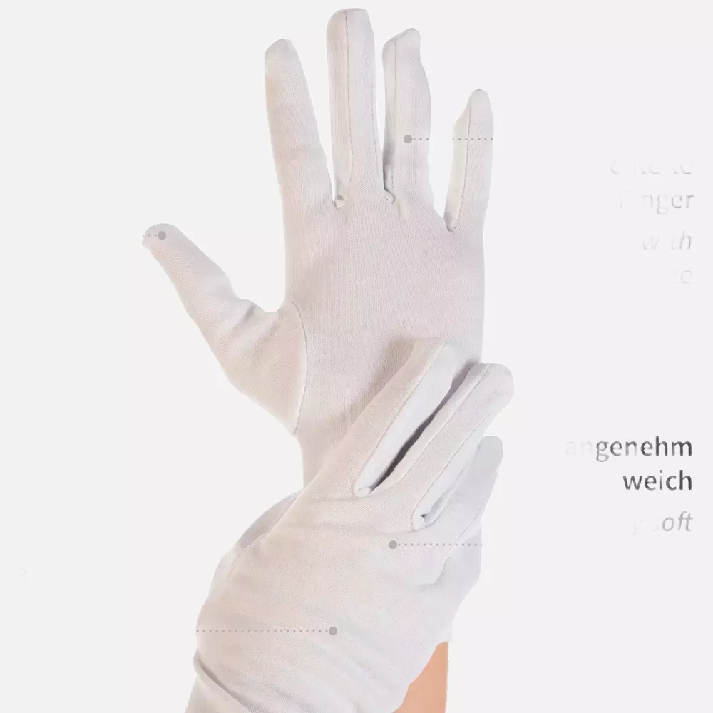 HygoStar 2711, Blanc Cotton Gloves, image 3