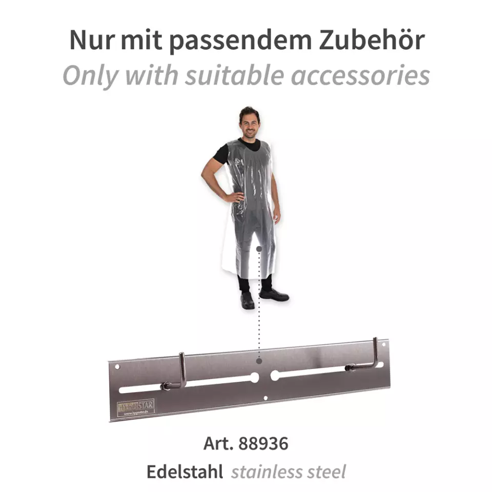 HygoStar 23616, LDPE Full Body Aprons, 30 my, image 2, gallery thumbnail