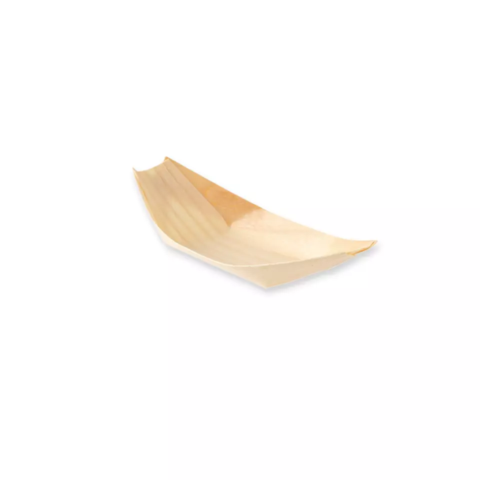 NATUREStar 38832, Organic Wood Fingerfood Boat, 105 x 50 mm, image 1, gallery thumbnail
