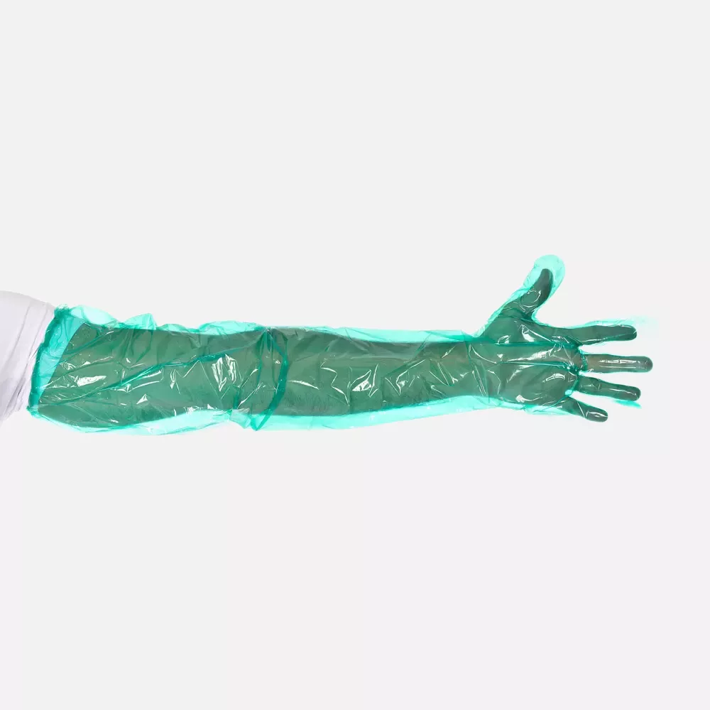 HygoStar 2621, Softline Long Plus LDPE Gloves, Green, image 3