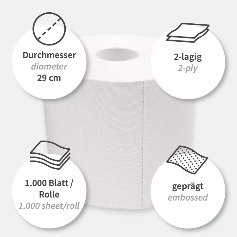 HygoClean 304412, Allfood 2-ply Cleaning Papers, FSC®-Mix, White, image 5, gallery thumbnail