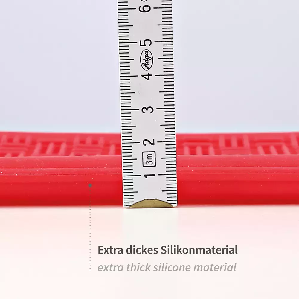 HygoStar 33217, Heatblocker Silikon-Ofenhandschuhe, 43 cm, Rot, image 9