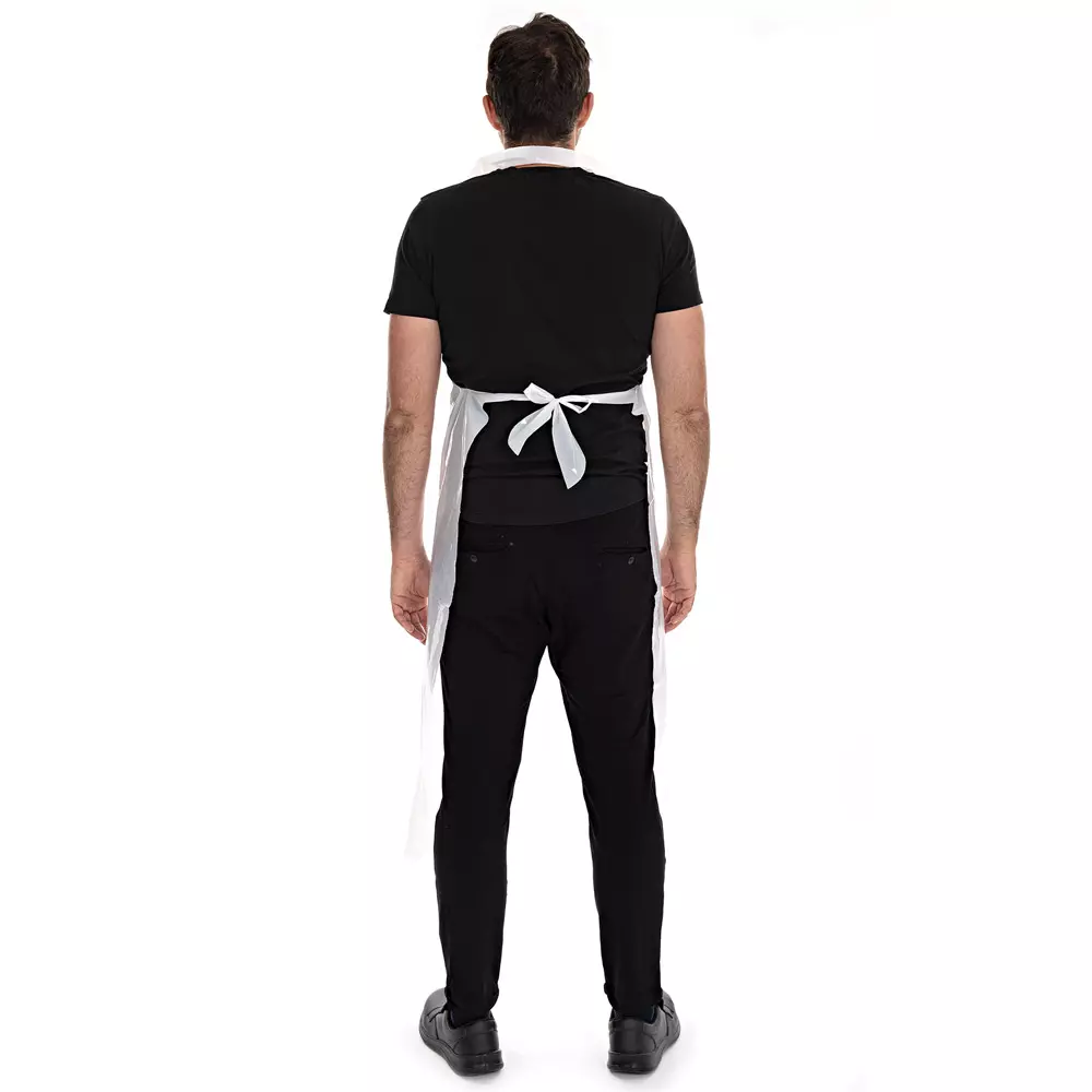 HygoStar 2325, LDPE Antistatic Disposable Aprons, 110 x 75 cm, White, Approx. 40 my, image 4