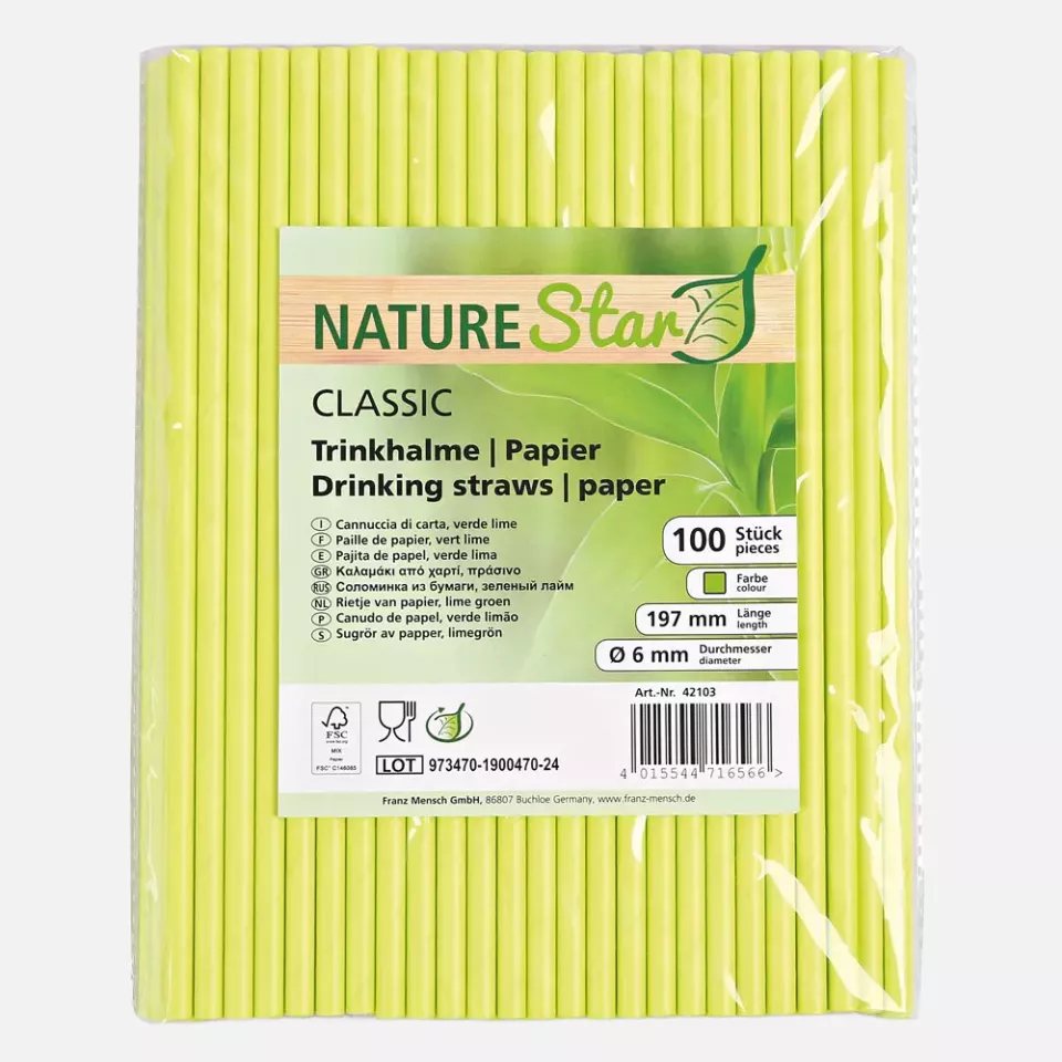 NATUREStar 42103, Classic Paper Straws, FSC®-mix Organic, image 2, gallery thumbnail