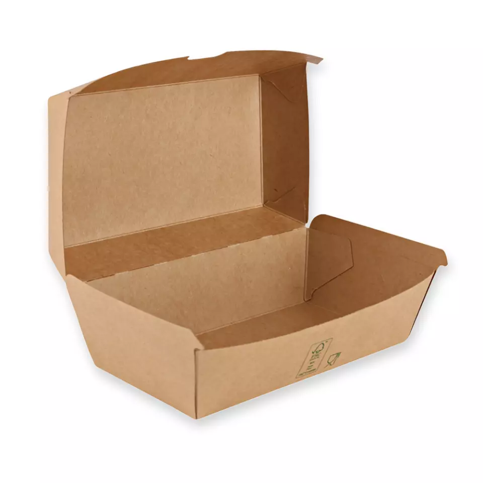 NATUREStar 417418, Club Organic Sandwich Boxes, 177 x 91 x 85 mm, Kraft Paper/PE, FSC®-Mix, image 4, gallery thumbnail