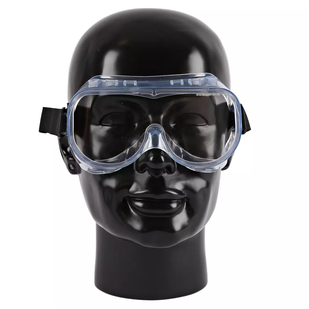 HygoStar 85100, Universal Full View Ventilated PVC Safety Goggles, White, image 1