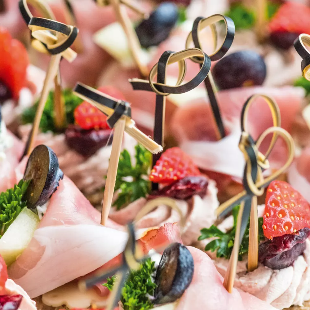 NATUREStar 38956, Loop Organic Bamboo Skewers, 90 mm, Black, image 3