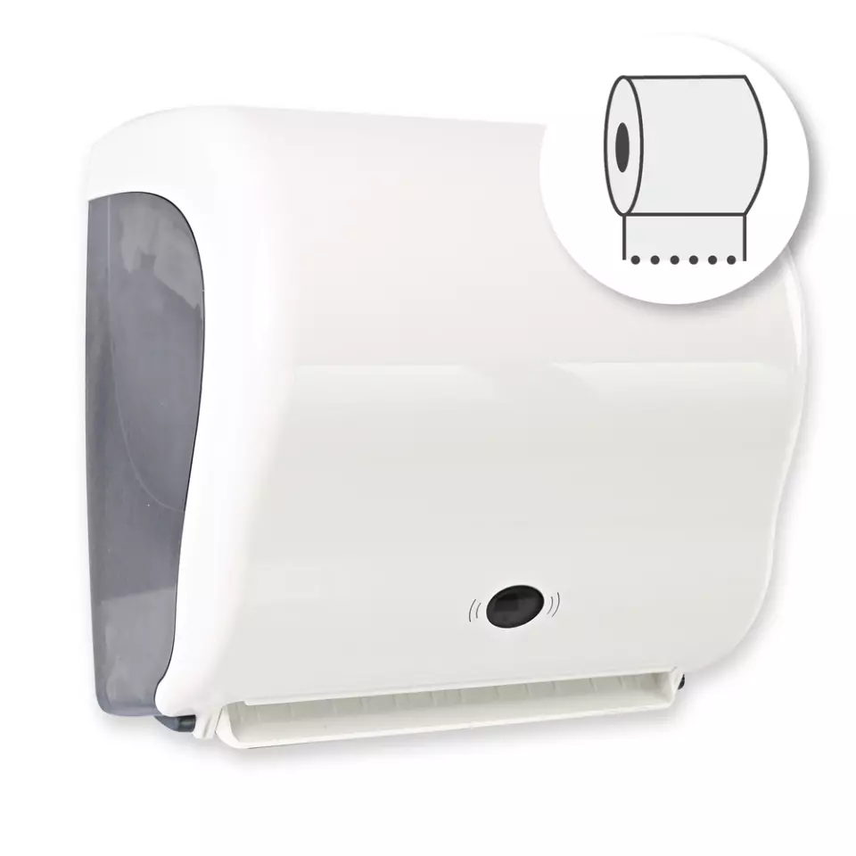 Franz Mensch 88870, Touchless Autocut Plastic Towel Roll Dispenser, image 1, gallery thumbnail
